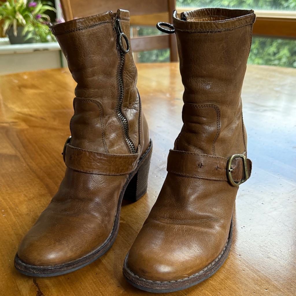 Fiorentini + Baker Brown Leather Heeled Boots